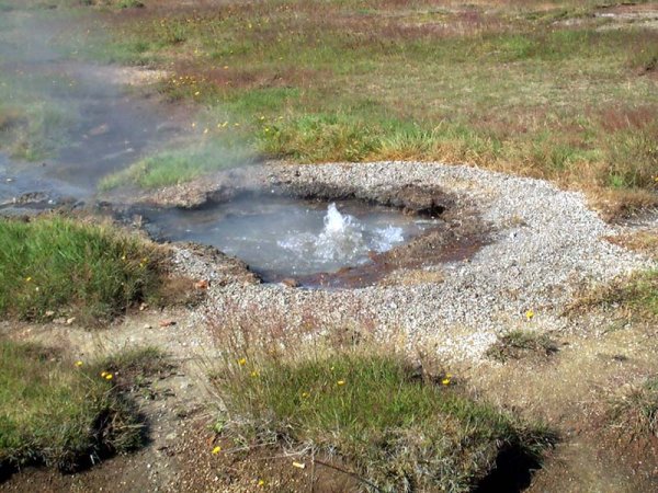 Bubbling pool