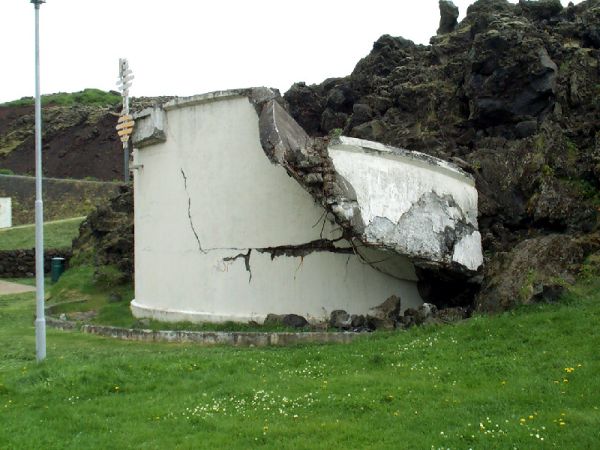 Crushed tank